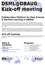 Co-organized the Inaugural Workshops for the Data Science Community of Practice at ETH-DBAUG